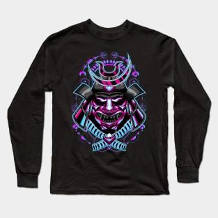 samurai mask Long Sleeve T-Shirt